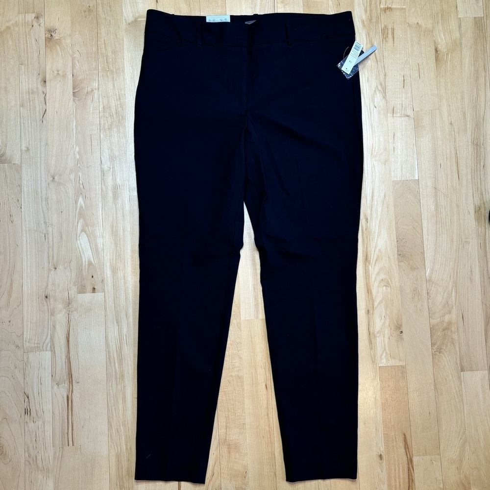 The Limited Skinny Leg Dress Pants 14 Black Career Signature Mid Rise‎ Classic